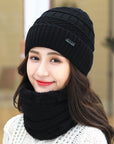 Men's And Women's Beanie And Scarf Keep Warm In Winter