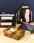 Kitchen Lunch Box Work Student Outdoor Activities Travel Microwave Heating Food Container Plastic Bento Box Storage Snacks Boxes