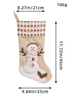 Christmas Decorations Large Christmas Socks Gift Bag