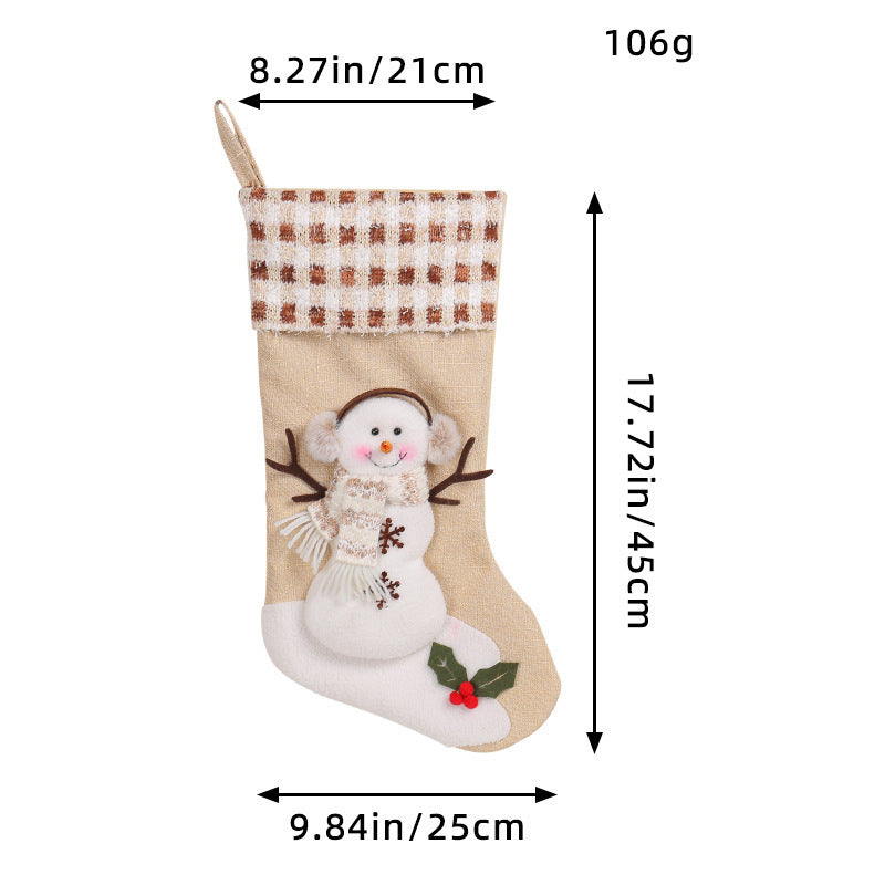 Christmas Decorations Large Christmas Socks Gift Bag