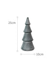 Nordic Morandi Gray-green Mini Christmas Tree Desktop Decorations Christmas Scene Decorations