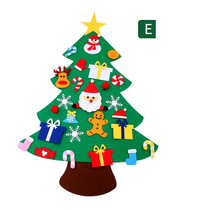 Oversized Christmas Decorations DIY Felt Cloth Christmas Tree