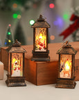 Christmas Decorations Flame Candlestick Lamp