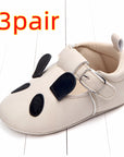 Spring and autumn cartoon animal baby shoes matte leather non-slip soft bottom baby shoes wholesale 0884