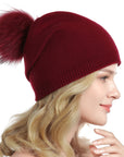 Fur Pompom Hats