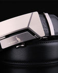 Men's leather belt