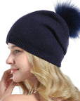 Fur Pompom Hats