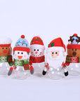 Christmas Gift Bags Candy Jar Storage Bottle Santa Bag Sweet Christmas Candy Bag Boxes Child Kids Gifts New Year