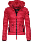 Jackets for Women Winter Red Coat Motorcycle