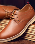 Men's leather shoes casual shoes