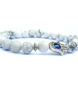 Bergamot evil eye stone bracelet