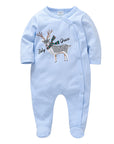 Baby long-sleeved cotton romper