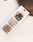 Coffee Color Series Three-piece Set Barrettes Updo Hair Accessories