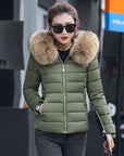 Slim cotton padded jacket and down jacket