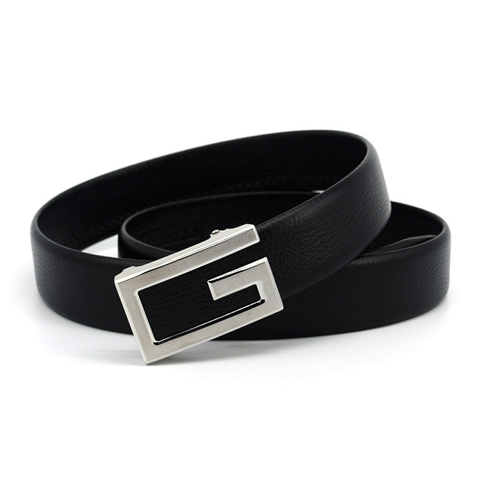 Stainless steel automatic buckle belt