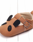 Spring and autumn cartoon animal baby shoes matte leather non-slip soft bottom baby shoes wholesale 0884