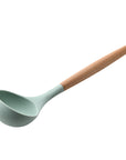 Silicone Kitchenware With Wooden Handle