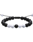 Tiger Eye Couple Bracelets Matte Black Agate Beads Bracelet