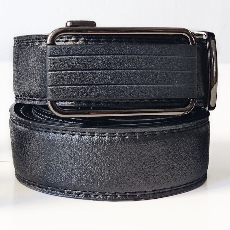 Men's Ratchet Belt Leather Mens Belt With Slide Buckle Ratchet Belts For Men USA