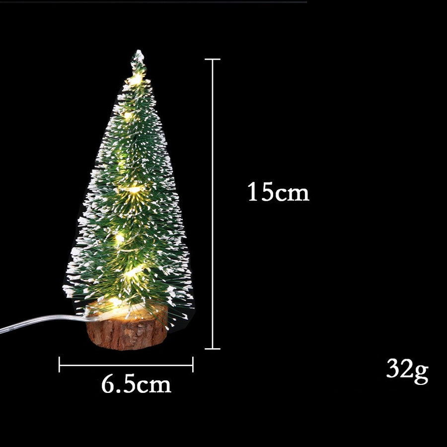 Christmas Decorations LED Lights Mini Christmas Tree