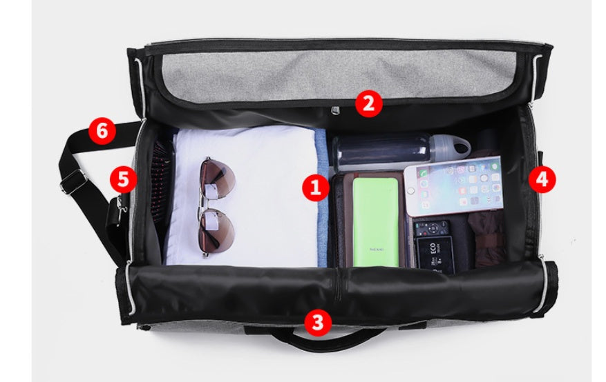 Cylinder travel bag