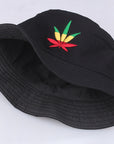 Men and Women Couples Beach Basin Hats Spring and Summer Foldable Letter Hats