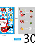 Christmas Decorations Glass Electrostatic Stickers