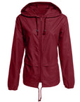 Raincoat Zipper Hooded Lightweight Outdoor Jacket Thin Outdoor Jacket