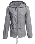 Raincoat Zipper Hooded Lightweight Outdoor Jacket Thin Outdoor Jacket