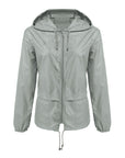 Raincoat Zipper Hooded Lightweight Outdoor Jacket Thin Outdoor Jacket