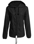 Raincoat Zipper Hooded Lightweight Outdoor Jacket Thin Outdoor Jacket