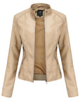 European And American Women's Leather Jackets