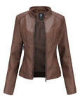 European And American Women's Leather Jackets