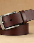 Fashion Men's Leather Belt With Pin Buckle