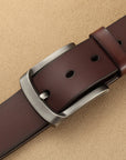 Fashion Men's Leather Belt With Pin Buckle