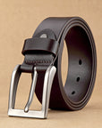 Fashion Men's Leather Belt With Pin Buckle