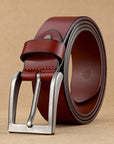 Fashion Men's Leather Belt With Pin Buckle