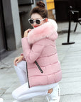 Korean Style Hooded Down Padded Jacket All-Match Small Cotton Jacket