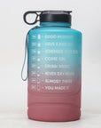 Creative Gradient 2.2L Large Capacity Sports Bottle Plastic Outdoor Gym Big Water Cup