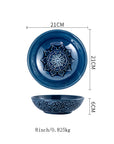 Baroque Dishware Household Bowl Nordic Style Ceramic Set Creative Personality Dishes Petal Ceramic Tableware