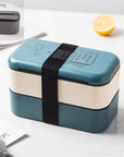 Double-layer Lunch Box Lunch Box Plastic Large Capacity Microwave Lunch Box