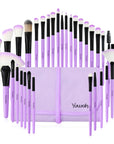 Makeup brush tool bag set