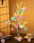 Christmas Party Christmas Tree Decorations Arrangement Candy Ornaments