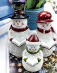 Christmas Snowman Resin Decorations Ornaments