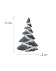 Nordic Morandi Gray-green Mini Christmas Tree Desktop Decorations Christmas Scene Decorations