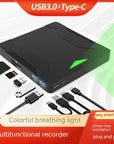 Typc-c External Optical Drive 30USB External DVD Burner Mobile Five Boxes One Multi-function Laptop