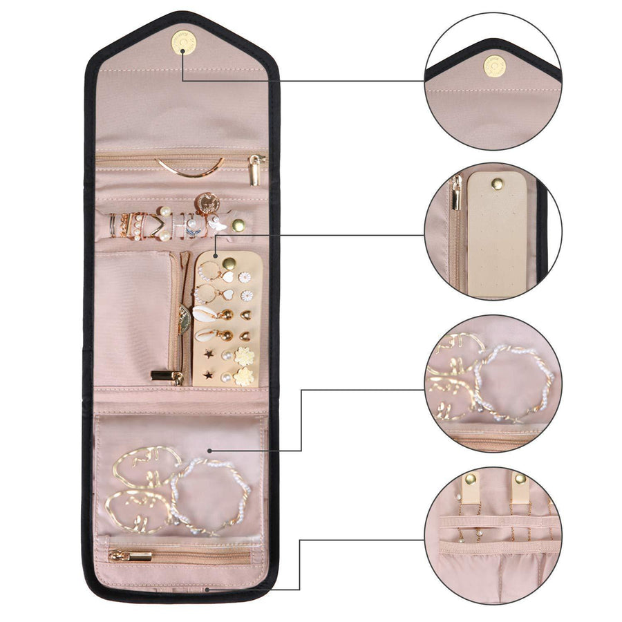 Makeup Jewelry Bag Storage Bag Foldable