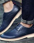 Men's leather shoes casual shoes