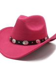 Minority Style Woolen Western Cowboy Hats Men's And Women's Couple Hats