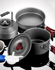 Picnic cookware set camping pot set camping pot